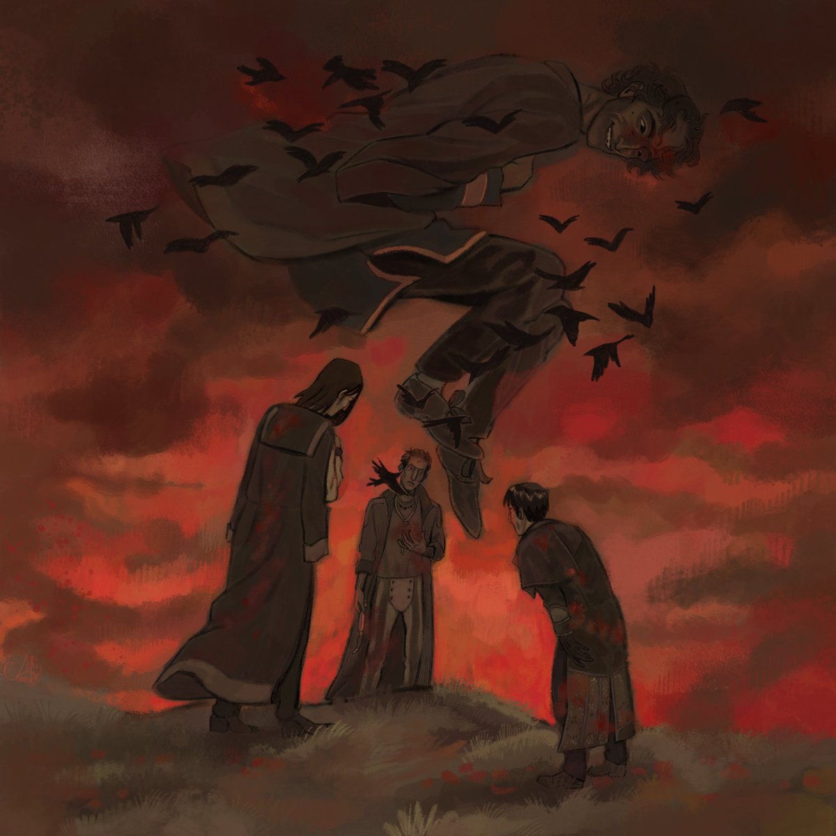 blood | 
Hermes, he-god, who can go in and out of the ground.

#морутопия #pathologic #pathologic3

I really liked that one painting in the stillwater from pathologic 3 quarantine so I threeandahalffold bulleted it if that’s chill with you