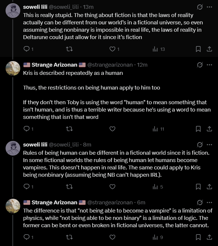 strangearizonan's tweet photo. This is an actual conversation I just had

Someone claimed that 2+2=5 could be true in another universe

These people VOTE https://t.co/cFWRSe8CJn