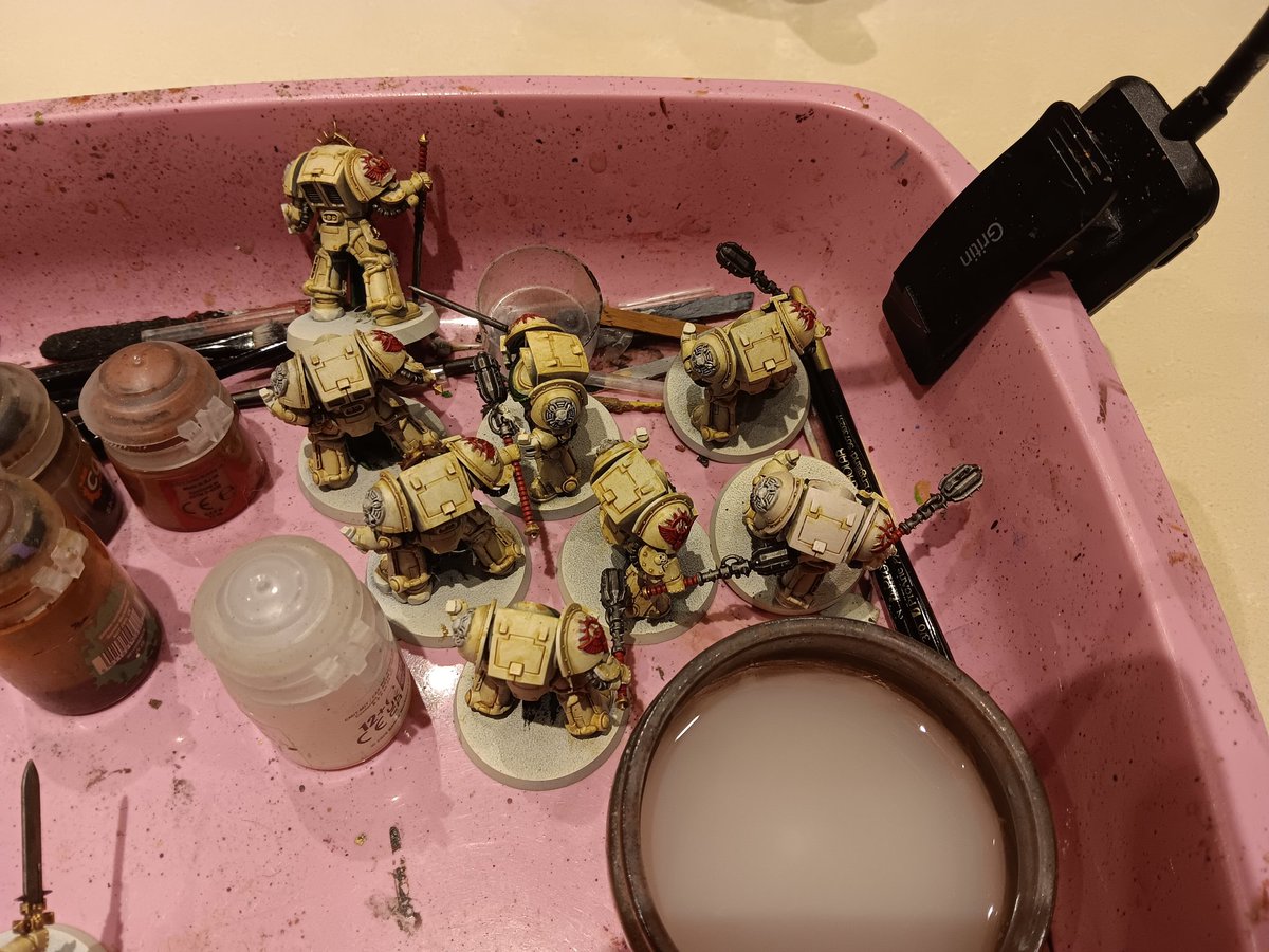 #hobbystreak day 1452 working on some Deathwing Knights