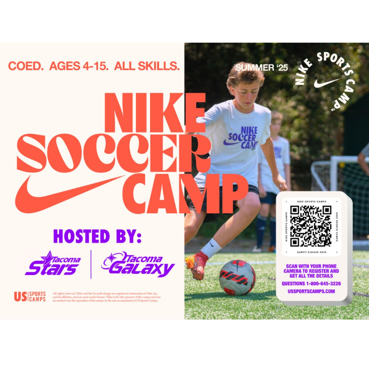 Looking for an opportunity to train alongside the Tacoma Stars players and coaches? Tacoma Stars Youth Camps offer youngsters a chance to practice with our professional athletes and coaching staff. ⚽ 

For more details and information, visit: tacomastars.com/clinics