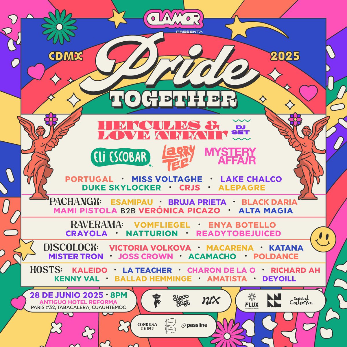OsosMusculososM's tweet photo. 🎉 La fiesta más diversa llega este 28 de junio 🏳️🌈 a la #CDMX 🇲🇽
🐻 color, música y orgullo en la 4ª edición de #PrideTogether 🏳️🌈
#LGBTQIA+ 🌈 #Diversidad
📍 | Antiguo Hotel Reforma
⏰ | 8 PM
🎫 | @PasslineMexico
#OMM 🐻🇲🇽 https://t.co/TEAt8kjPjV