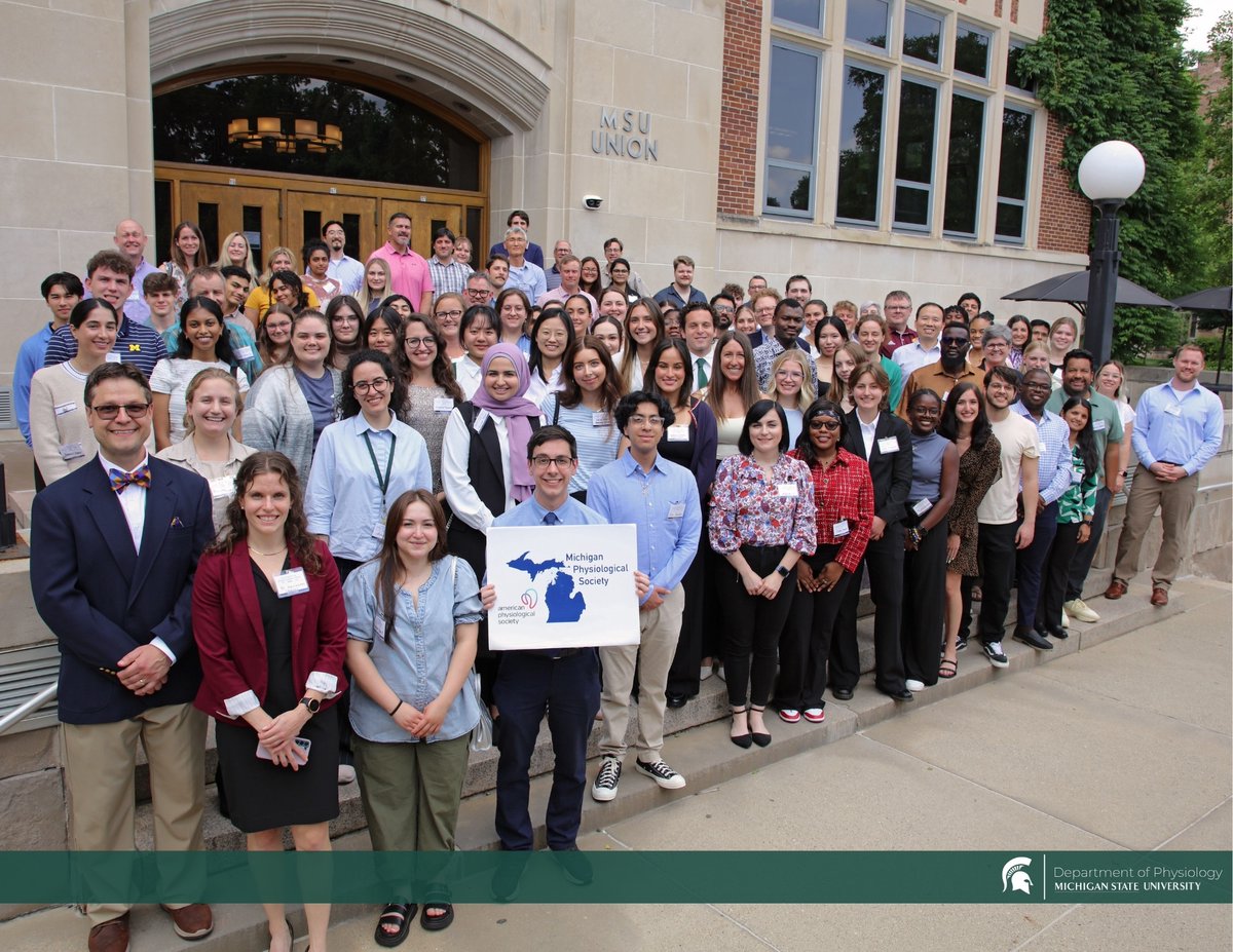 And just like that, the Michigan Physiological Society’s annual meeting has come to a close! Thank you to all the presenters and participants for making it a successful conference. Congratulations to this year’s award winners!

#msupsl #physiology #mcip #mps #msu #spartans
