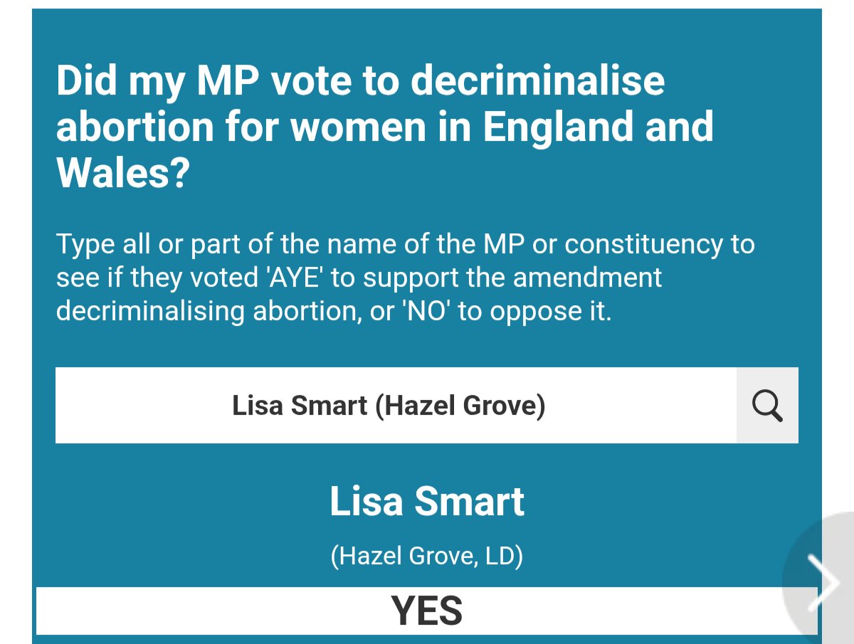 TheLuggage4's tweet photo. 👿 - My MP @LisaSmartMP  (Hazel Grove) voted YES to this bill. Healthy, almost to fully formed babies getting terminated through abortion, deemed acceptable to her = moral compass strong to the sick zone 🤮 https://t.co/cvyAZDPz7q