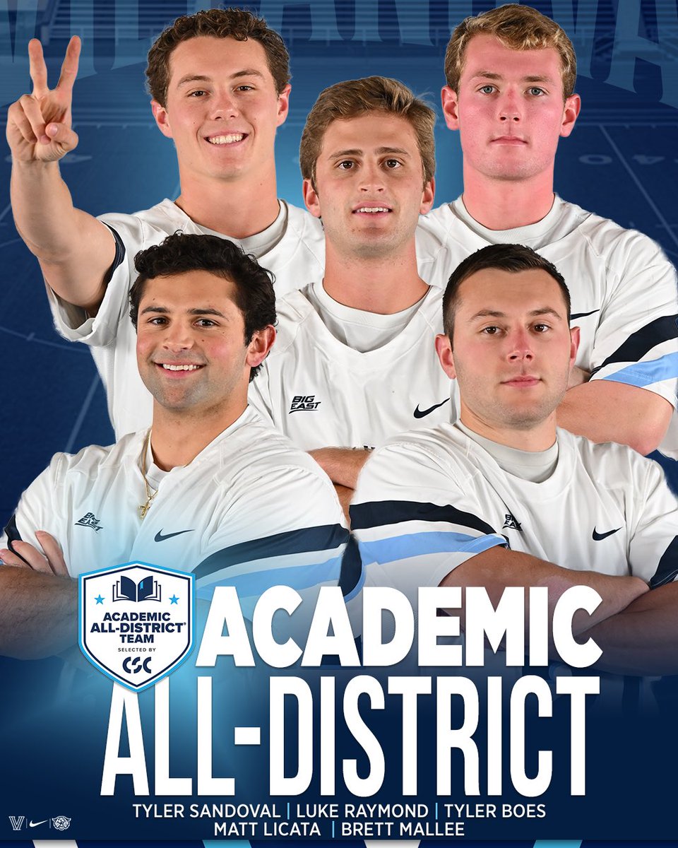 NovaLacrosse's tweet image. 🖐️ Wildcats earn Academic All-District honors! 🧠😼
#GoNova ✌️