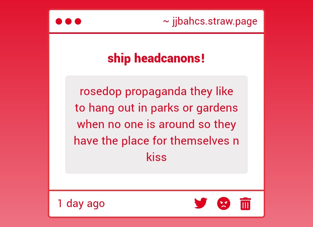 Dajojohcs's tweet photo. ·:*¨༺ ♱✮♱ ༻¨*:·         
꒰ship headcanon 27! ꒱
Rosedop

Omggggg that's so cuteeeee!! https://t.co/RAk9vhp83R