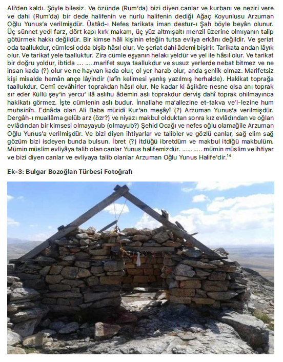 milan_zilan's tweet image. Historic 'Hilafetname' (given by a Sheikh to his disciple), from the Alevi Arzuman Ocak, located in Bozoǧlan, Bulgaria.
Source: 13. Yüzyıldan Günümüze Arzuman Ocağı (I. Bahadır, 2022)
edeberkan.com/dergi/article/…
