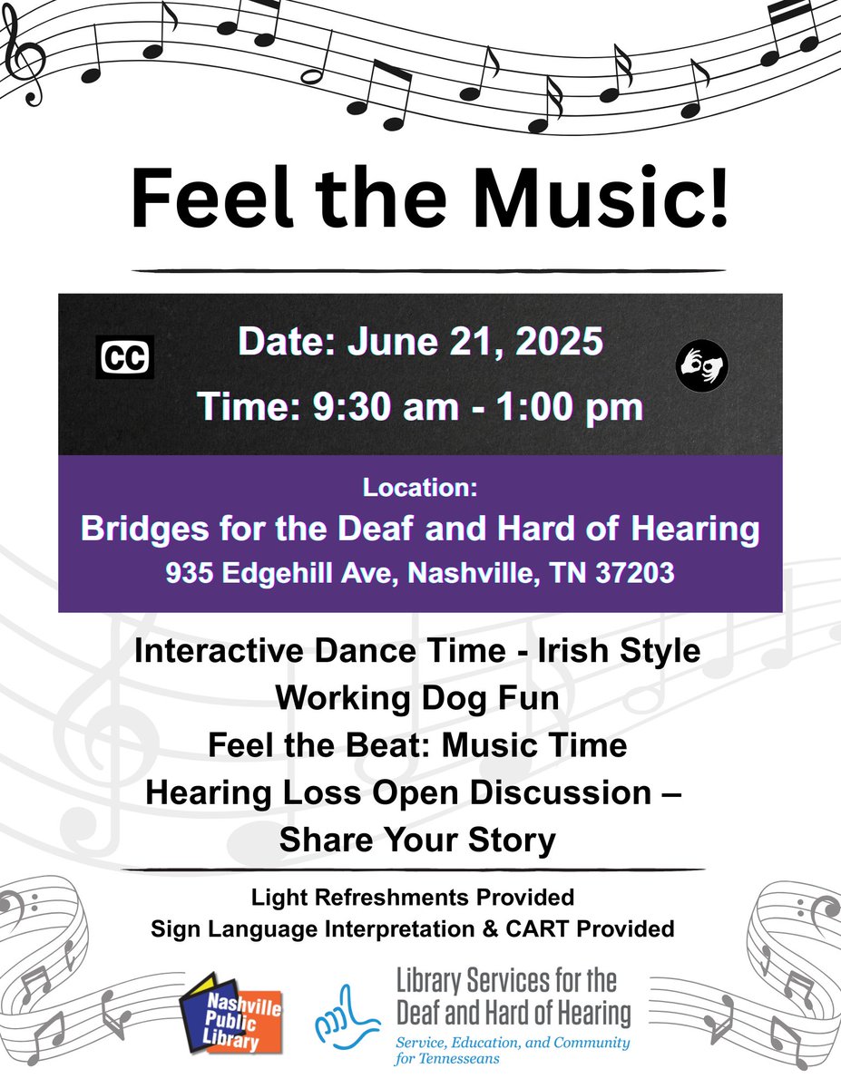 Mandy Harvey postponed but LSDHH is proud to announce a special event this Saturday, June 21 at Bridges for the Deaf and Hard of Hearing!