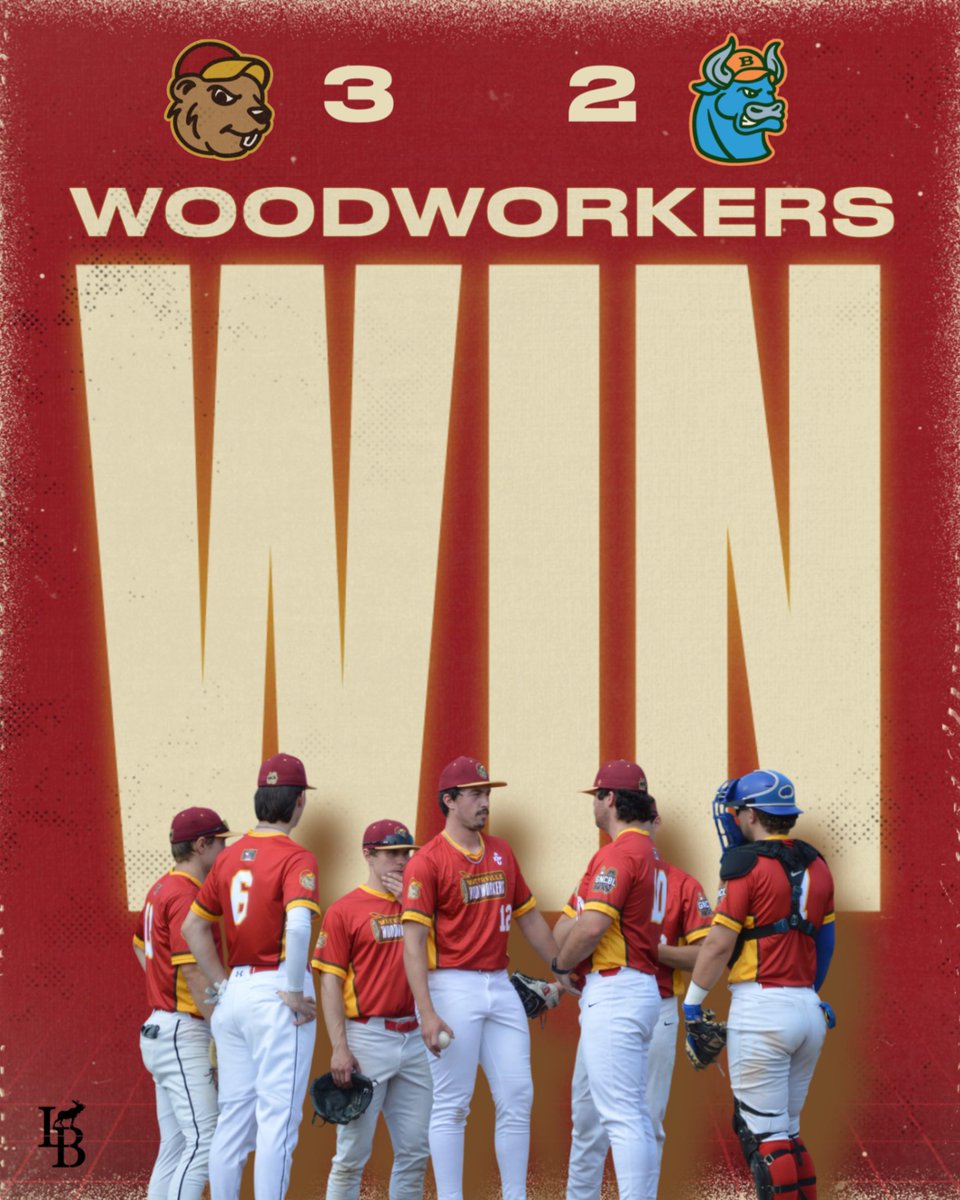 WatervilleGNCBL's tweet photo. WOODWORKERS WIN!
#DamGoodBall #WatervilleWoodworkers #GNCBL #GNCBLBaseball #ThisIsGNCBL https://t.co/zU25V6nU8f