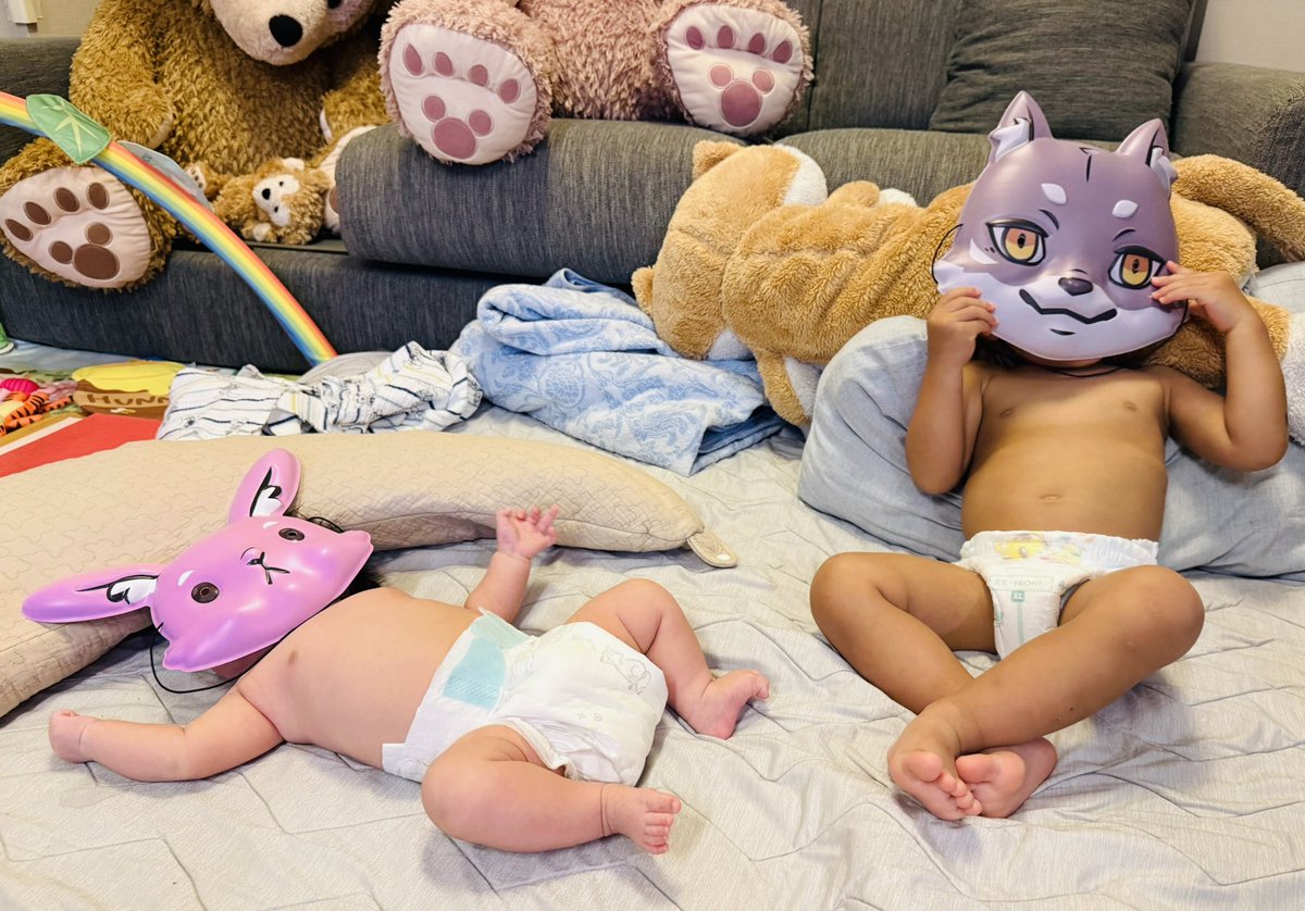 ふ、、不覚にも、ミタマニア家としてあるまじき微笑ましい光景、、、