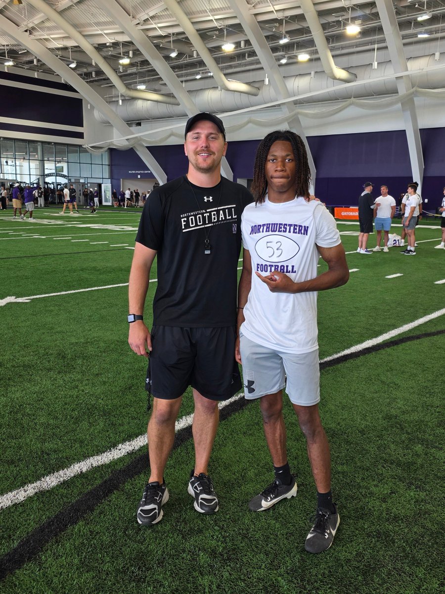 marshalljayden3's tweet image. Had a great time at camp today with the @NUFBFamily. Thank you @DavidBraunFB @CoachDrewGray @Smith_D55 for inviting me. And thank you @LaMarcusHicks and all the great coaches that spent time coaching me up and conversating with me. Looking forward to getting know you all…