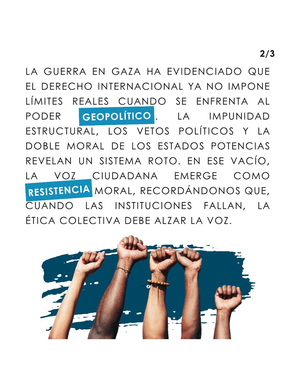 JxT_Gt's tweet photo. 🕊️ Gaza, Israel y el colapso del Derecho Internacional Humanitario. Una reflexión sobre una crisis que pone en jaque la legitimidad global del sistema que debía protegernos.

Leé a @VictorNegreros en @lahoragt: https://t.co/FVxRKdSH1e

#JXT #JóvenesPorLaTransparencia @fccc_gt https://t.co/OEMwkw92xM