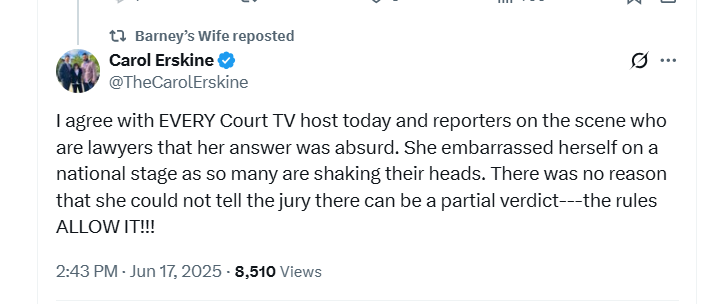 chloeinvermont's tweet photo. HIGHLY respected / retired MA judge here. https://t.co/w1SilYe0qx