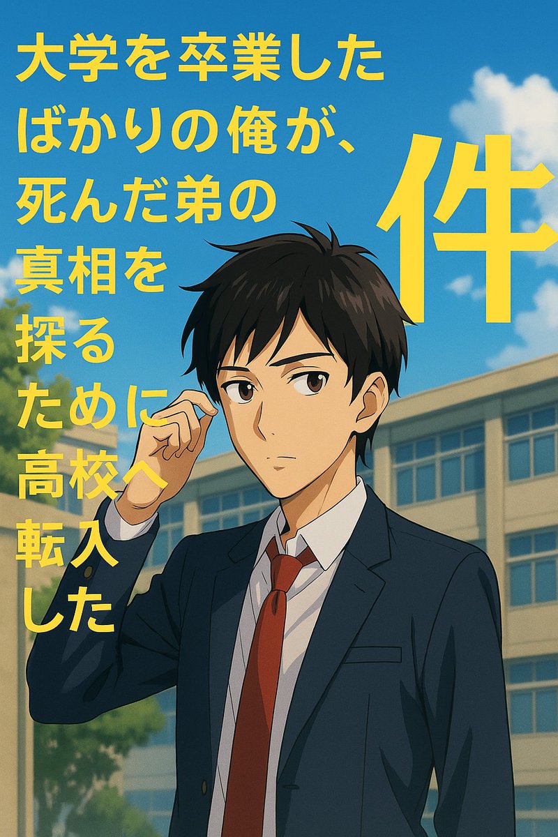 origamikogi's tweet photo. 【最新話更新】『大学を卒業したばかりの俺が、死んだ弟の真相を探るために高校へ転入した件』
▶︎https://t.co/TUzSJPAvlP
#創作大賞2025 #note小説 #小説投稿 #オリジナル小説 #ミステリー小説 #学園ミステリー #青春ミステリー #小説好きと繋がりたい #読むのが好きな人と繋がりたい #連載中 https://t.co/2dnNjWtZ5i
