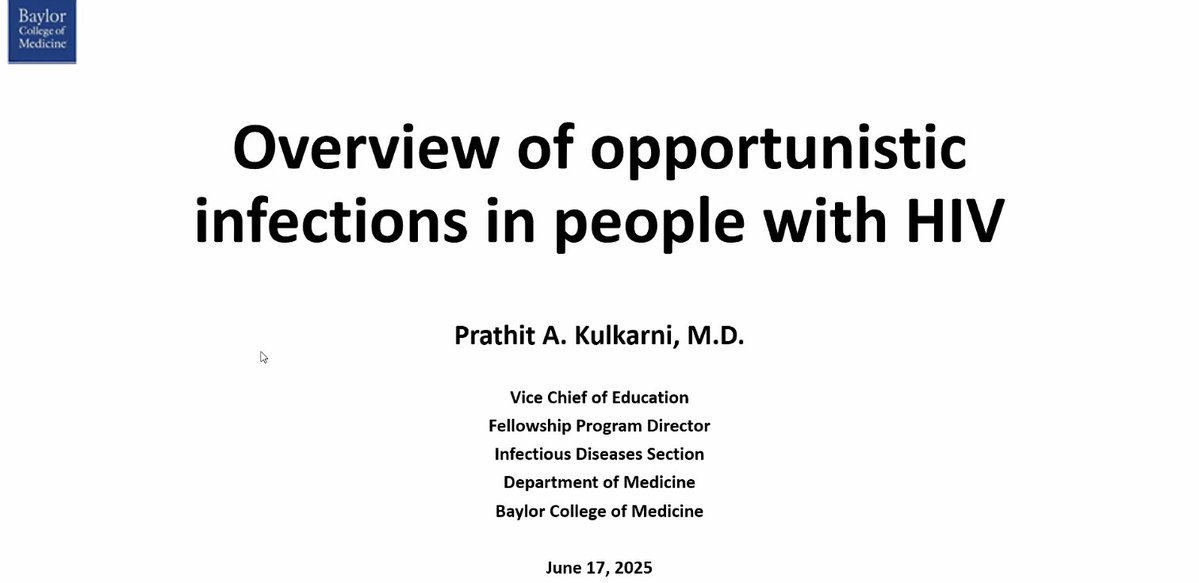 Christian Weaver, MD (@weavofloxacin) on Twitter photo Great talk from <a href="/PrathitKulkarni/">Prathit Kulkarni, MD</a> on opportunistic infections in patients living with HIV during our HIV Grand Rounds at <a href="/EVMSedu/">Eastern Virginia Medical School</a> <a href="/EVMSMedicine/">EVMS Medicine</a> Great talk from <a href="/PrathitKulkarni/">Prathit Kulkarni, MD</a> on opportunistic infections in patients living with HIV during our HIV Grand Rounds at <a href="/EVMSedu/">Eastern Virginia Medical School</a> <a href="/EVMSMedicine/">EVMS Medicine</a>
