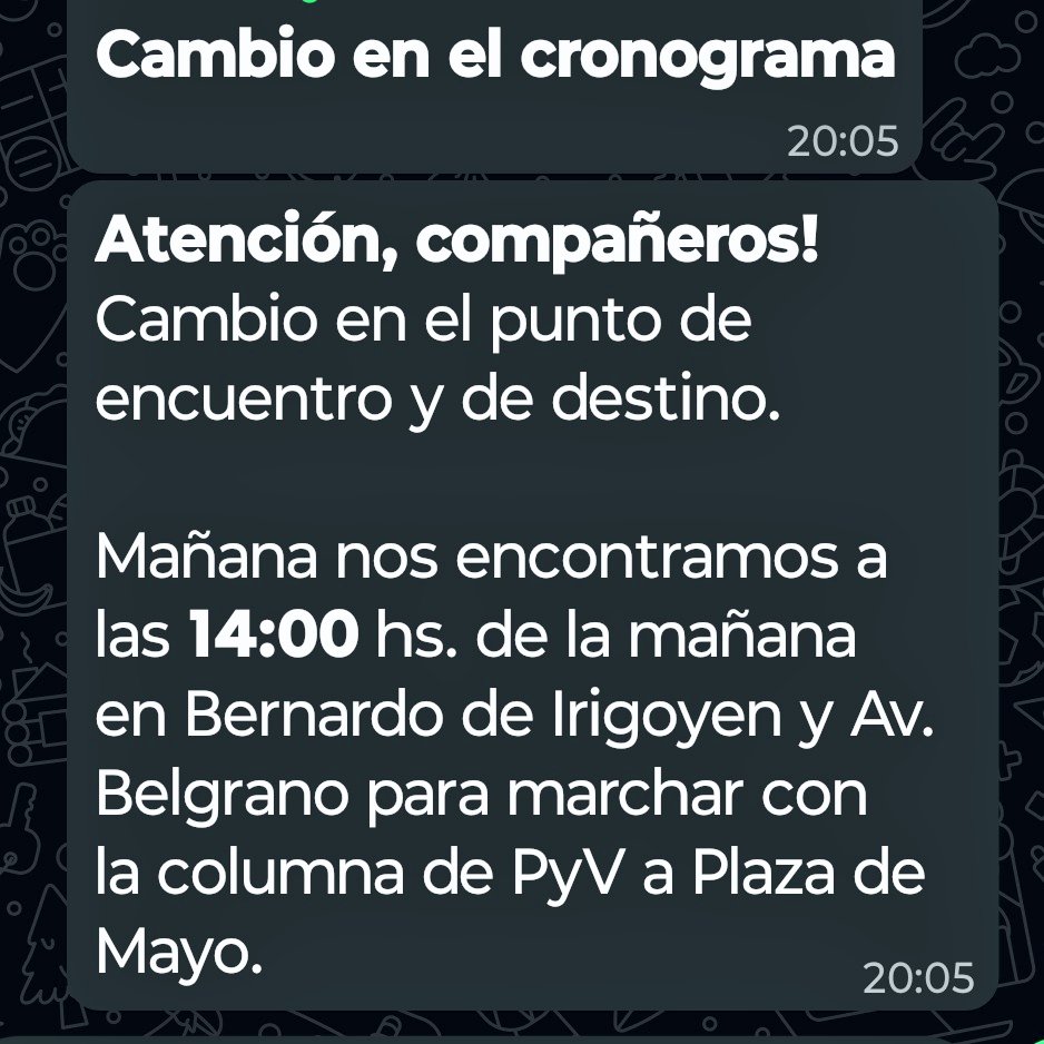 ATENCIÓN PYV
