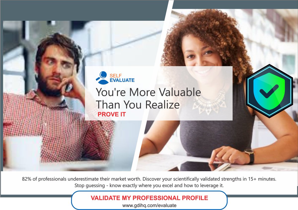 Jeswills101's tweet photo. Self-Evaluate is one of our advanced evaluation tool to assess oneself and learn how to improve efficiency. Apt for individual guidance, HR, career growth etc. Try it for FREE at https://t.co/TIvHdGNExK https://t.co/CHjIhr8jtn