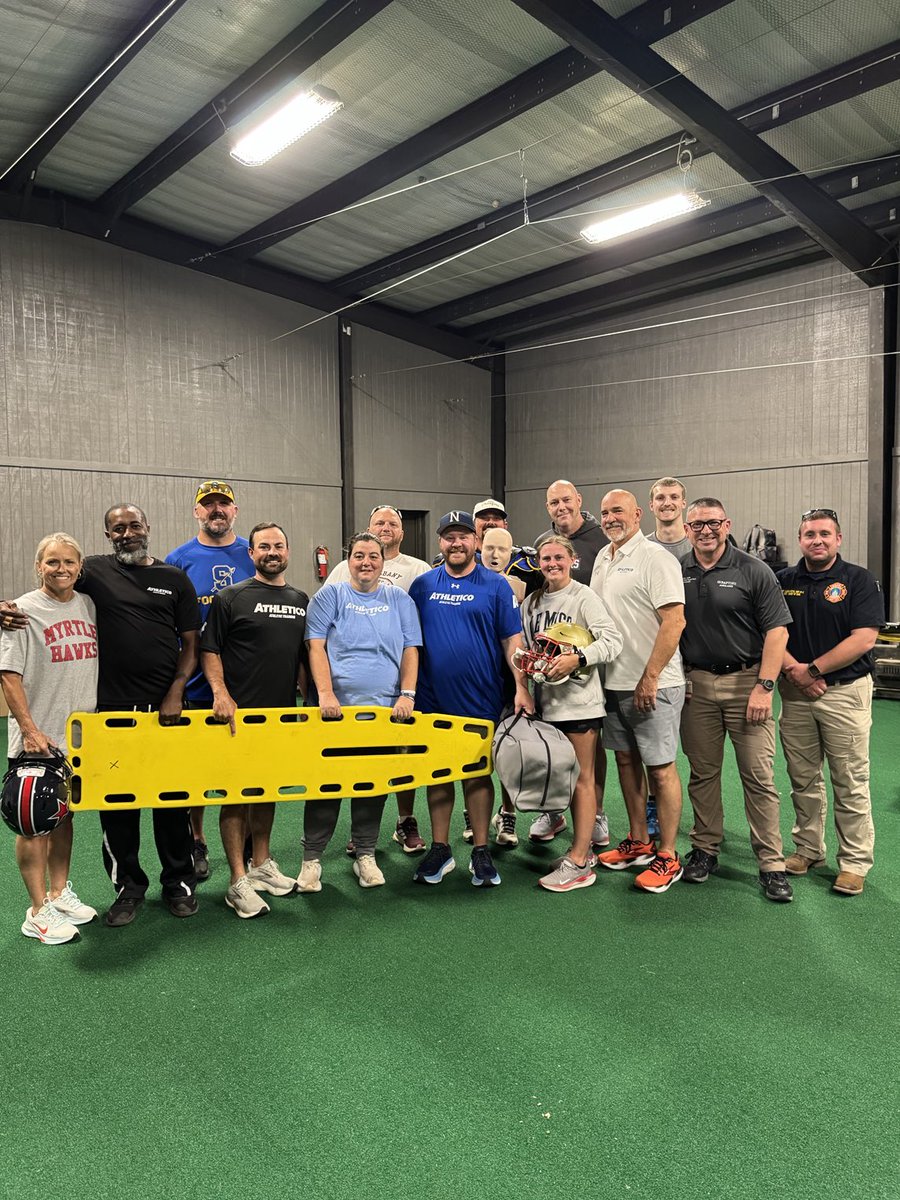 Great day today for ⁦<a href="/Athletico/">Athletico PT</a>⁩ MS AT’s. Appreciate ⁦<a href="/OxfordOrtho/">Oxford Orthopaedics</a>⁩ , Baptist Ambulance and Lafayette County Fire Dept for participating in our annual Emergency Preparedness Day ⁦<a href="/OxfordSD/">OxfordSchoolDistrict</a>⁩ .