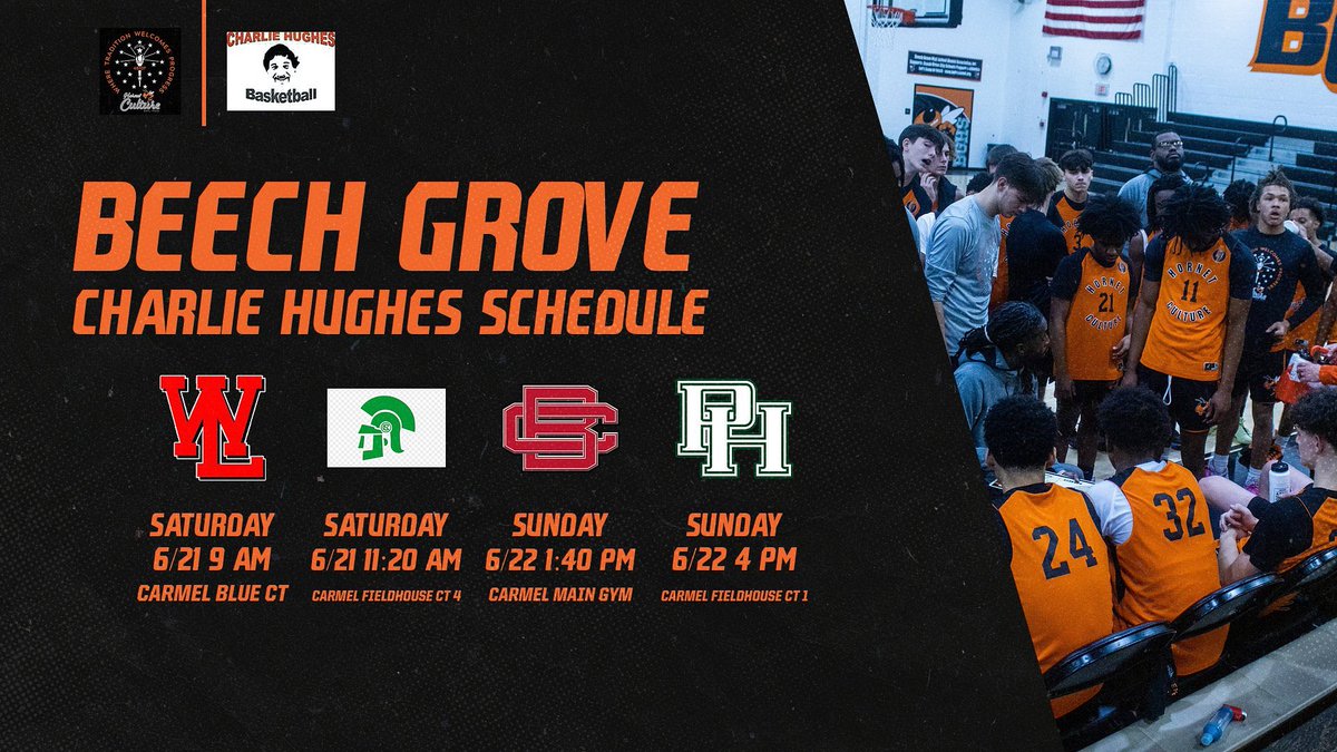 Charlie Hughes Schedule! College Coaches come check out some of our guys this weekend 🖤🧡