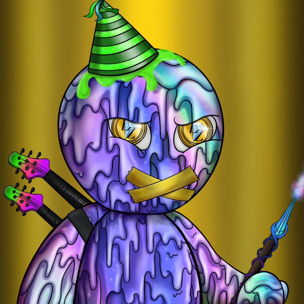 Thank you <a href="/LunardollzNft/">✨The LunarVerse ☄️</a> for the amazing giveaway in the Jungle Juice space! You and Deano <a href="/mnk3ylabs/">MNK3YS</a> are a dream team hype machine! Locked away this LP Doll for 12 months! I'm ready for that juicy $LDZ! 🥳🧃