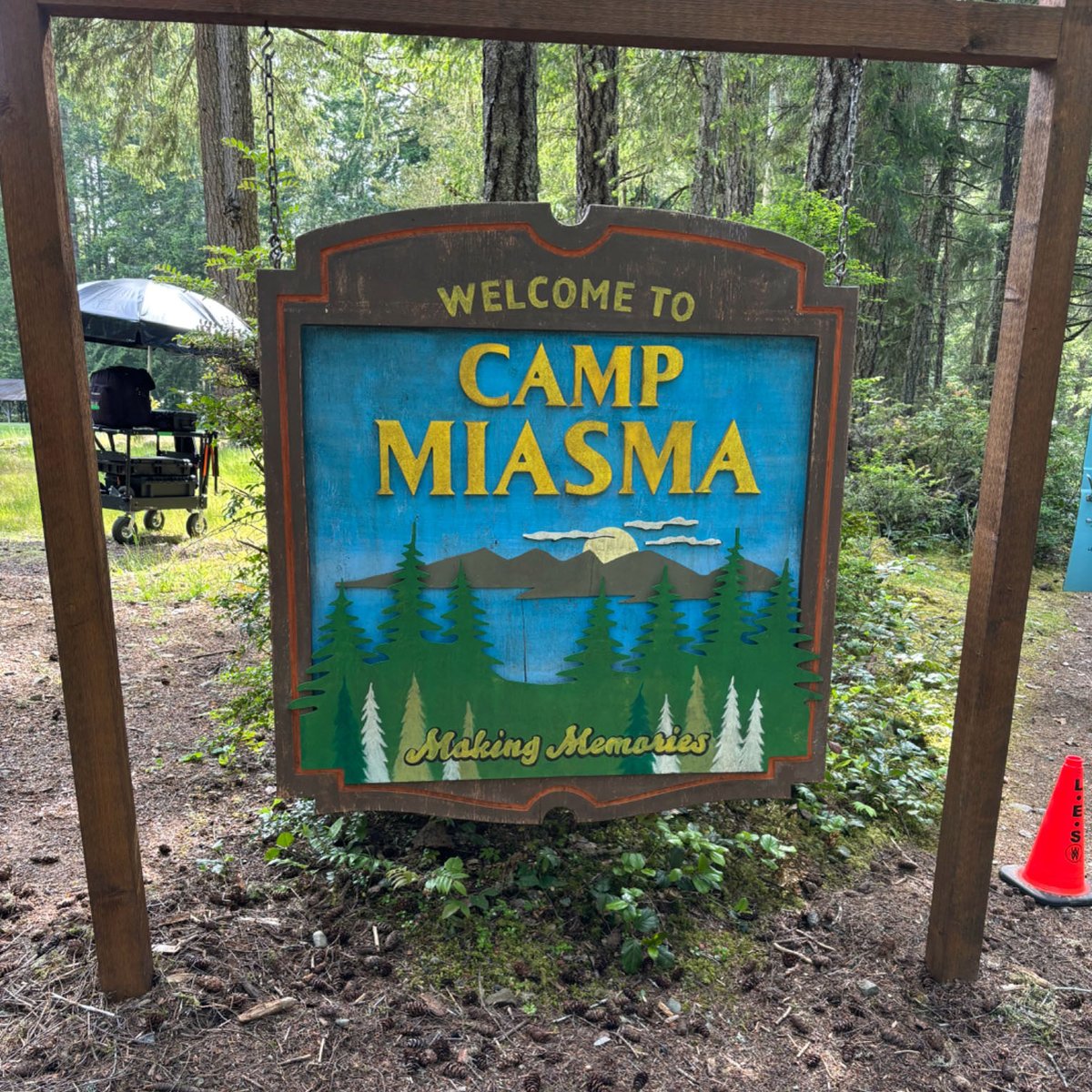 TEENAGE SEX AND DEATH AT CAMP MIASMA starring Gillian Anderson and Hannah Einbinder has wrapped production.

From director Jane Schoenbrun (I Saw the TV Glow), the psychosexual slasher is due out next year from Mubi.