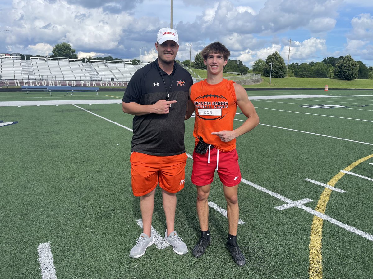 SotoKelly8's tweet image. Had a great time competing @GoCamelsFB camp on Sunday! Learned a lot & really appreciate the coaches talking with me about the program! #RollHumps @Coach_BHarris @CoachRidings @CoachEAmoako @CoachSutton88 @Prov_Football @cmacc16 @David_Hickson