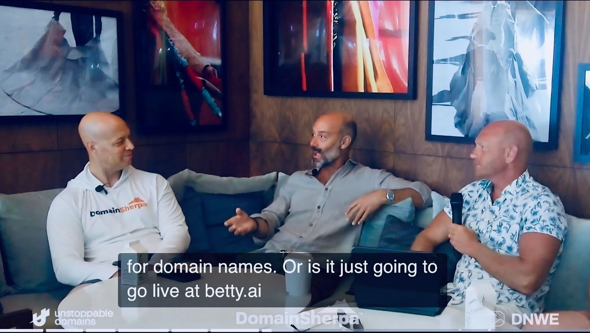 dot__ai's tweet photo. @zuiker_chris Demand for .ai keeps rising 🔥 
 
“Your Ai is going to have to live somewhere and that place is a domain name.” @andrewrosener 

The best address will be a .ai domain. https://t.co/5eivdbeVE1