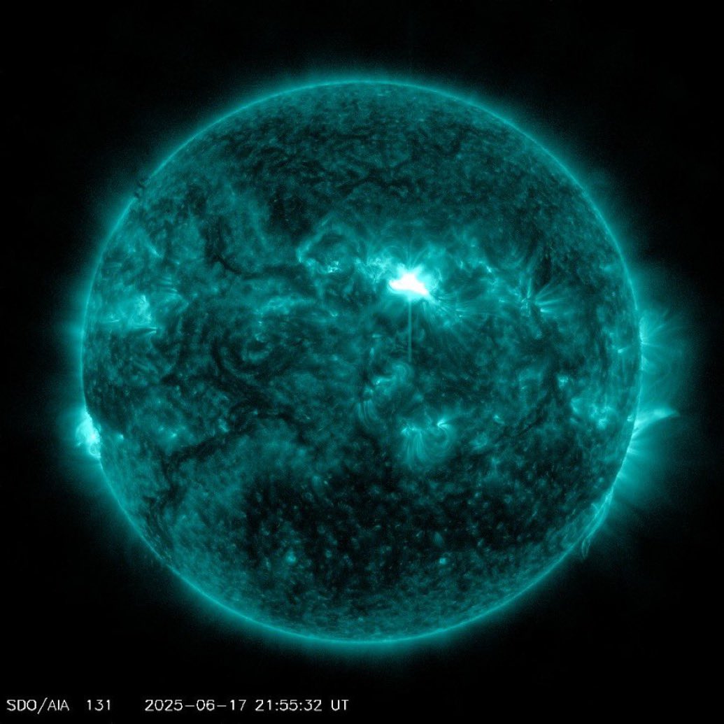 BREAKING: A powerful X1.2-class solar flare has just erupted from the Sun — the most intense category of solar radiation bursts. 

This flare could disrupt satellites, cause radio signal blackouts, and potentially trigger geomagnetic storms over the next 24 to 48 hours.