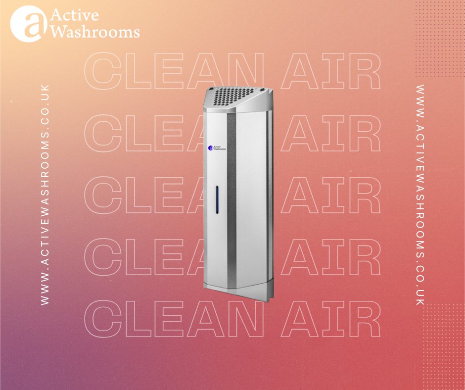 ActiveWashrooms's tweet photo. With most people spending around 80% of their time indoor air quality plays a critical role in overall health and well-being. ➡️https://t.co/xATYv221ww #indoorairquality #odours #AirCare #workplace #washroom #washroomdesign #leadingtheway #ActiveWashrooms https://t.co/JMUg8I48X2