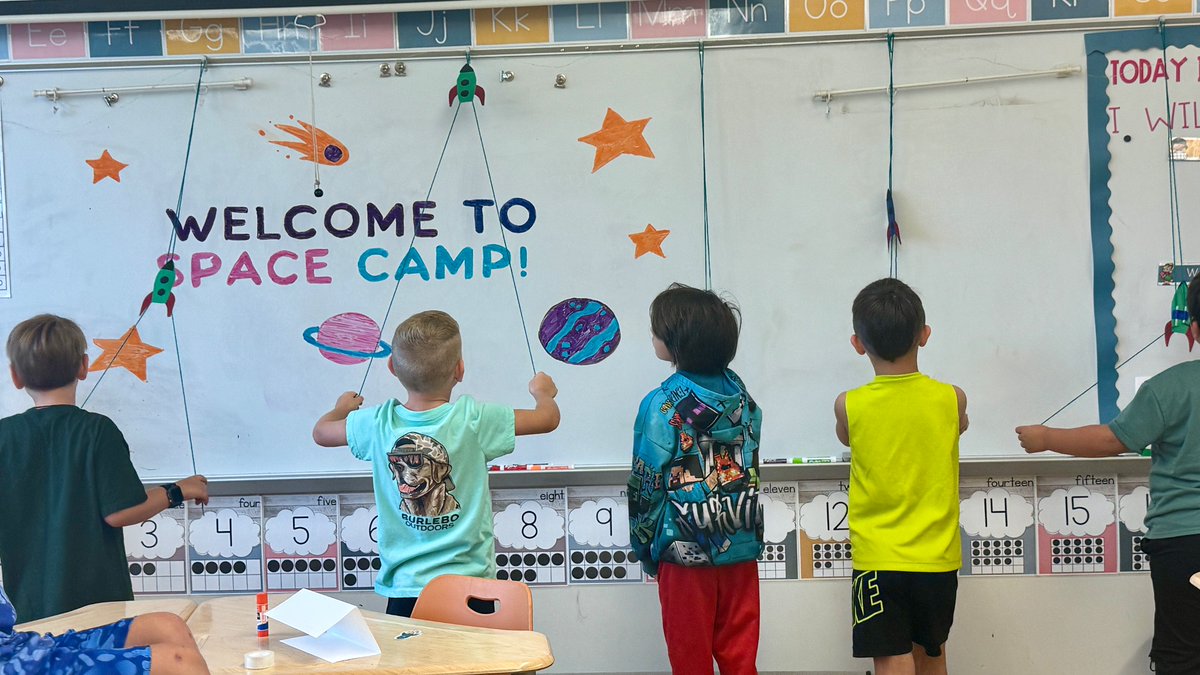 We had some rockets lift off yesterday! 🚀 <a href="/DPISD_Tech/">Deer Park Technology</a> STEM Camp! #space