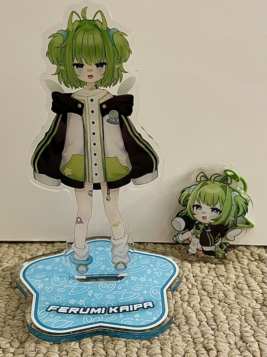 Maulkosh🍪🚒🔥🎭👻💃🧃 (@maulkosh) on Twitter photo I have been invaded by <a href="/FerumiKaipa/">Ferumi Kaipa 🛸✨</a>! My Ferumi standee and keychain from <a href="/RaechitMerch/">RaechitMerch</a> showed up today! I have been invaded by <a href="/FerumiKaipa/">Ferumi Kaipa 🛸✨</a>! My Ferumi standee and keychain from <a href="/RaechitMerch/">RaechitMerch</a> showed up today!