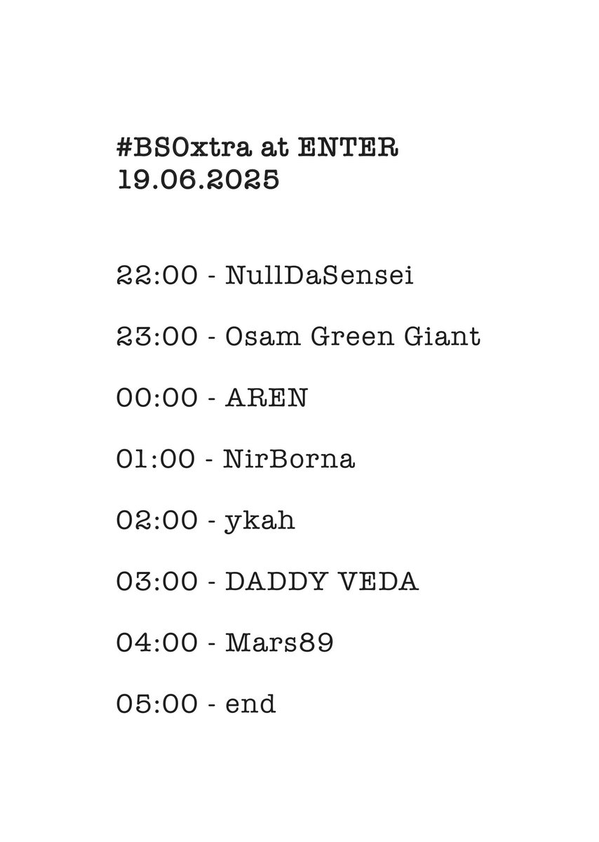 #BS0xtra <a href="/EnterShibuya/">ENTER Shibuya</a> 
明日開催です！⚡️

タイムテーブルを公開‼️