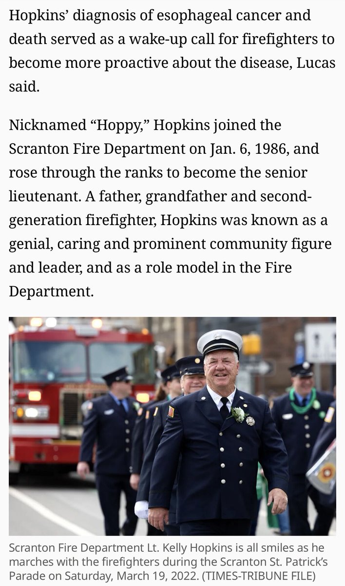 Honoring Lt. Kelly Hopkins’ legacy through action.

After losing Lt. "Hoppy" Hopkins to esophageal cancer earlier this year, Scranton Firefighters Local 60 took a powerful step forward—partnering with Lucid Diagnostics to bring the <a href="/EsoGuard_Test/">EsoGuard</a> to active and retired