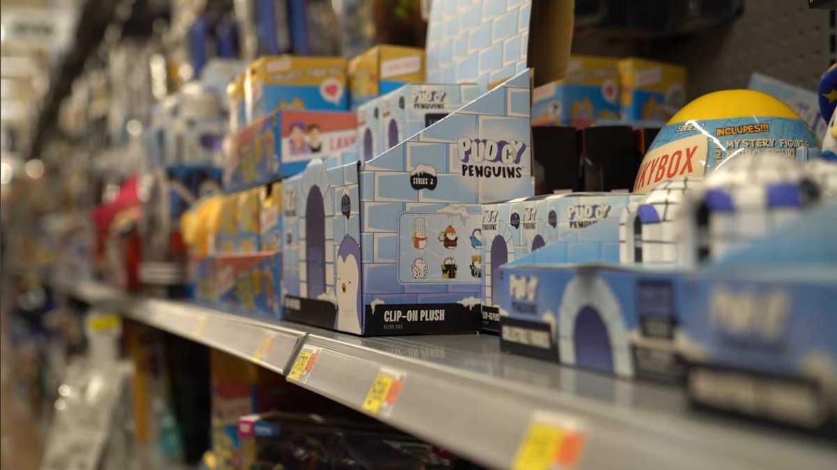 Fun fact: Thanks to our partnership with @Walmart, 90% of Americans live  within 10 miles of a store that sells Pudgy Penguin toys!
