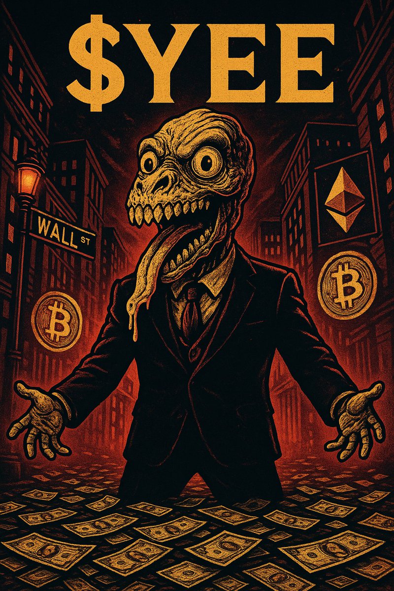 $YEE BIGGEST MEMECOIN 2025
#Bullish #ETH