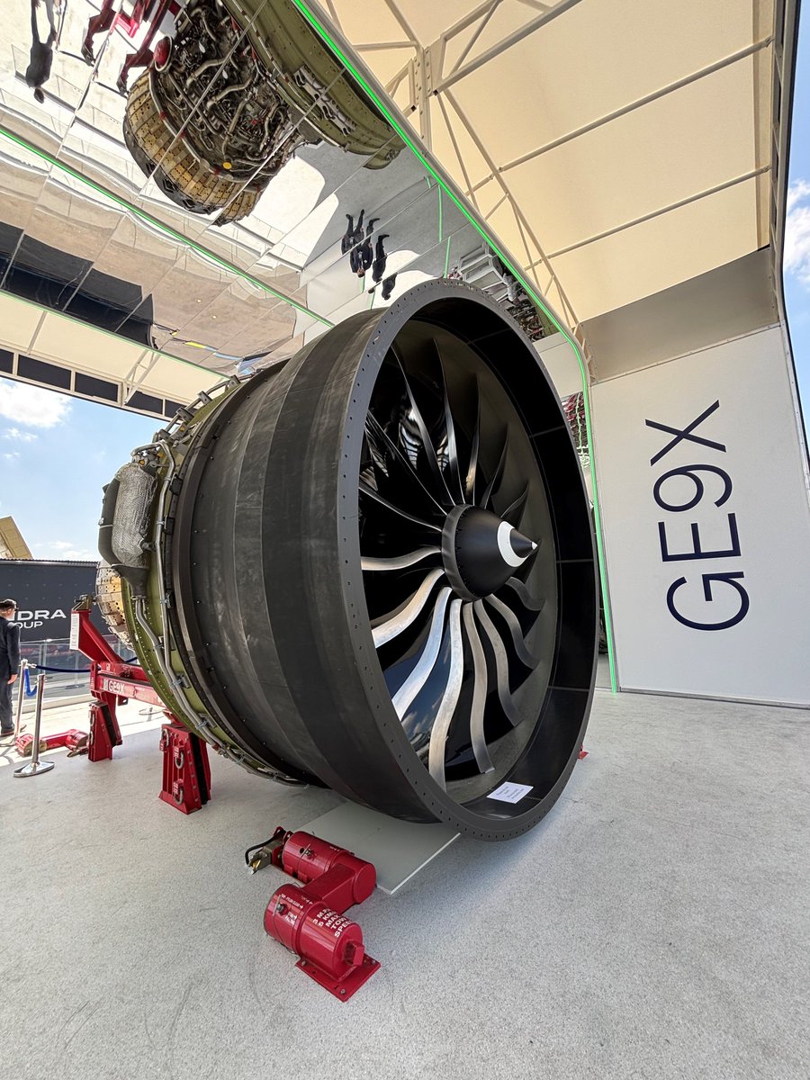 AGSECorp's tweet photo. Excellence on display at #ParisAirShow: Our in-house built cradle safely supports the mighty #GE9X—the world’s largest commercial engine—at the GE Aerospace chalet. Proud to play a part in next-gen wide-body flight.
For more information please click here: https://t.co/T6ZpSQAfGj https://t.co/wd1FO7D6Iy