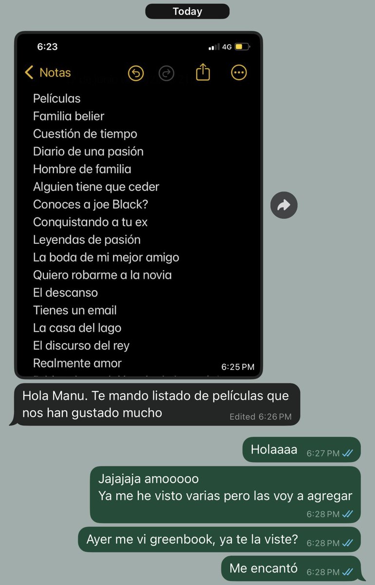 superfresh06's tweet photo. La etapa en la que estoy con mis suegros 😍 nos mandamos libros o películas y luego comentamos como nos fue 🥹 https://t.co/eQUtx3u4rH