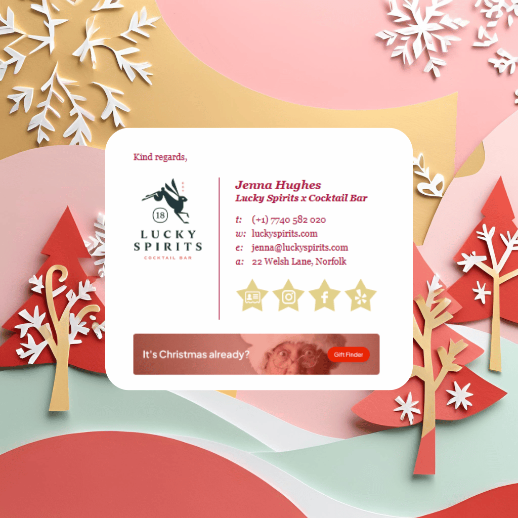 emailsigrescue's tweet photo. Sleigh Your Emails: How to Create a Festive Christmas-Themed Email Signature https://t.co/O5qDp8MlcL https://t.co/BYLUQSRo7t