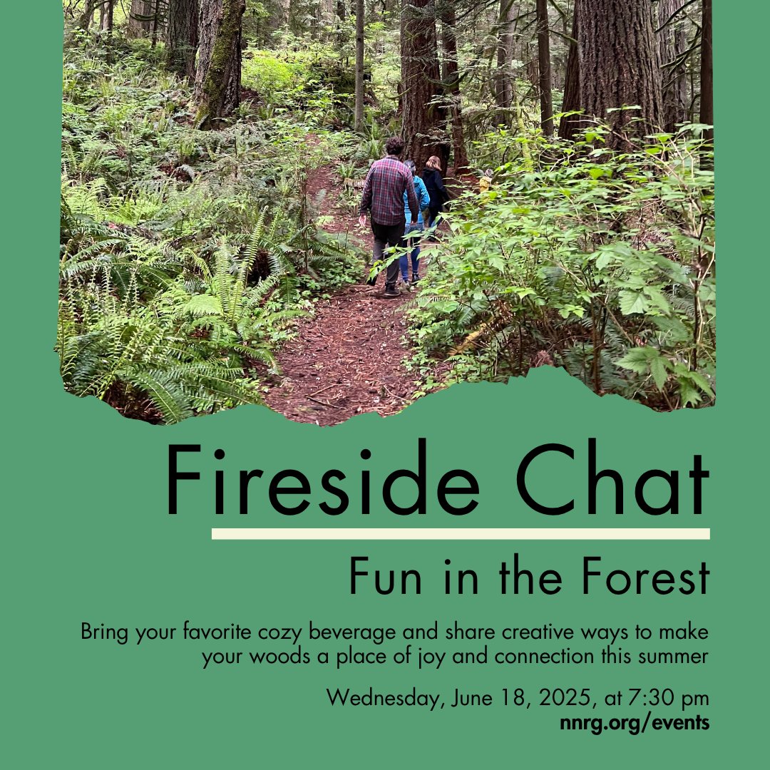 Northwest Natural Resource Group (@nnrgforests) on Twitter photo The season of recreation is here! Join a trio of NNRG staff on June 18th for a conversation about fun in the forest. Bring your favorite cozy beverage, swap stories, and share ways to make your woods a place of joy and connection this summer. Register: nnrg.org/events The season of recreation is here! Join a trio of NNRG staff on June 18th for a conversation about fun in the forest. Bring your favorite cozy beverage, swap stories, and share ways to make your woods a place of joy and connection this summer. Register: nnrg.org/events