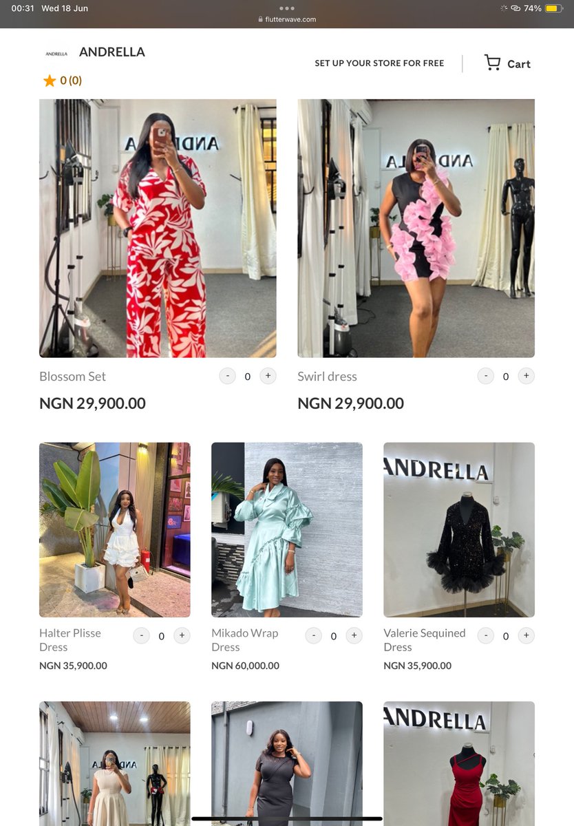 Yayyy I did it, my website has been updated💃🏾😍

Shop for all outfits flutterwave.com/store/shopandr… 🥹
