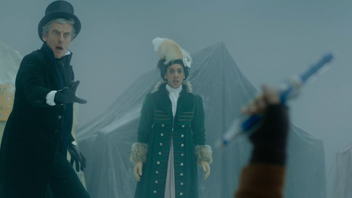 TheDimmeh's tweet photo. Watching random episodes of NuWho have really made me realise what I want from Doctor Who. 

Self contained, serialised stories. No over indulgent lore deep dives or returning villains or massive arcs.

Just the Doctor, righting a wrong then heading back off in the TARDIS. https://t.co/i56WpPp1SV