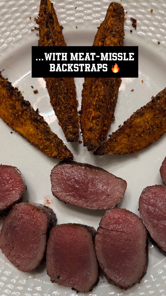 sdcoile's tweet image. Life may not be perfect, but daggumit if I’m not gonna eat good. 
This is why I spend winter days freezing in a tree with a rifle in my lap.