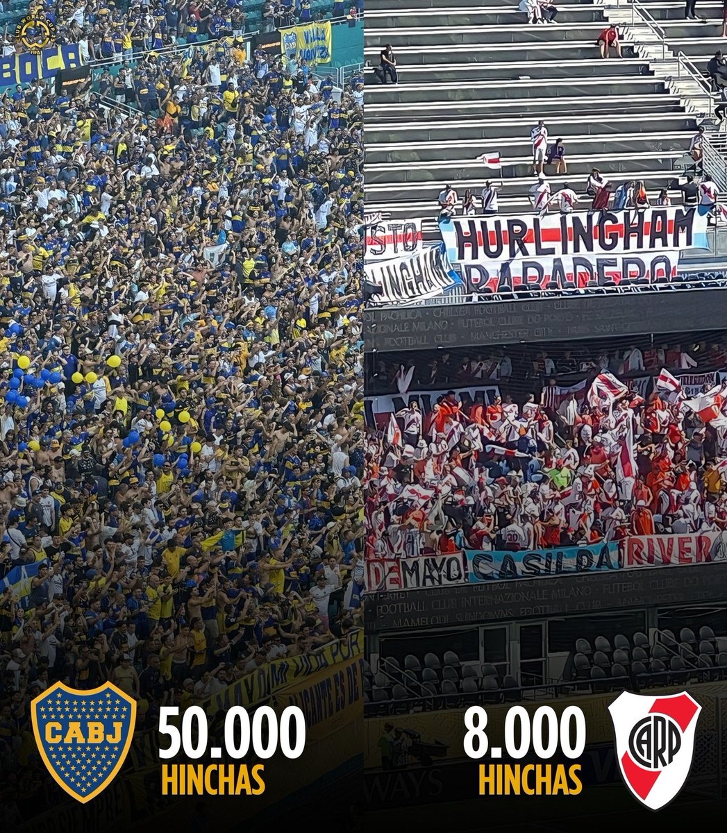 Esta debe ser la única grieta en Boca, de un lado el movimiento popular mas grande del mundo y del otro, los que siempre quisieron imitarnos pero jamas podrán igualarnos.