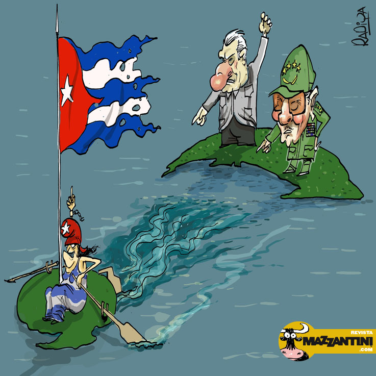 "República Pinera", por Radiya. La iniciativa de independizar Isla de Pinos toma fuerza y apoyo. Los eternísimos apagones y otras tantas carencias han llevado a los isleños a pensar una nueva y propia república. Ya se habla de convertir el Presidio Modelo en el Capitolio pinero.