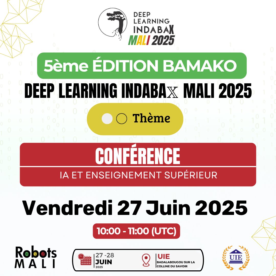 Deep Learning IndabaX Mali tweet media