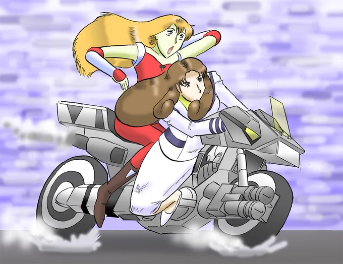 #無言でタツノコ女子画を上げる