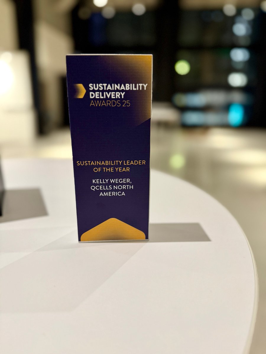 🎉 Congratulations to Kelly Weger, our Sr. Director of Sustainability, for being named Sustainability Leader of the Year at the 2025 Sustainability Delivery Awards! 🌍🏆

Proud to have leaders driving real impact. ♻️

🔗 ow.ly/P8Yl50Wbaz7