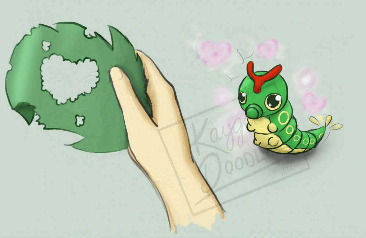 Kaygee_Doodles's tweet image. What a cutie patootie!

#kantopokemon #bugtype #pokemonfanart #caterpie #pokemonart