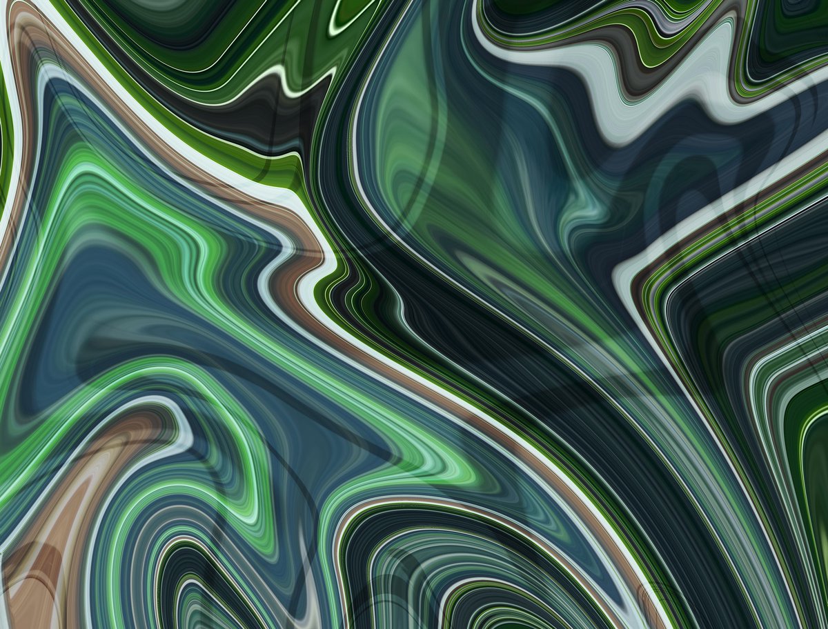 「自然の息吹、グラデーションの調和」