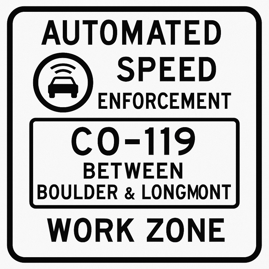 CSP_Boulder's tweet image. 🚨Automated speed enforcement on CO‑119 between Boulder &amp;amp; Longmont. #DriveSafeColorado #Colorado #Boulder #BoulderCounty #ArriveAlive #ConeZone

Details:  codot.gov/programs/speed…