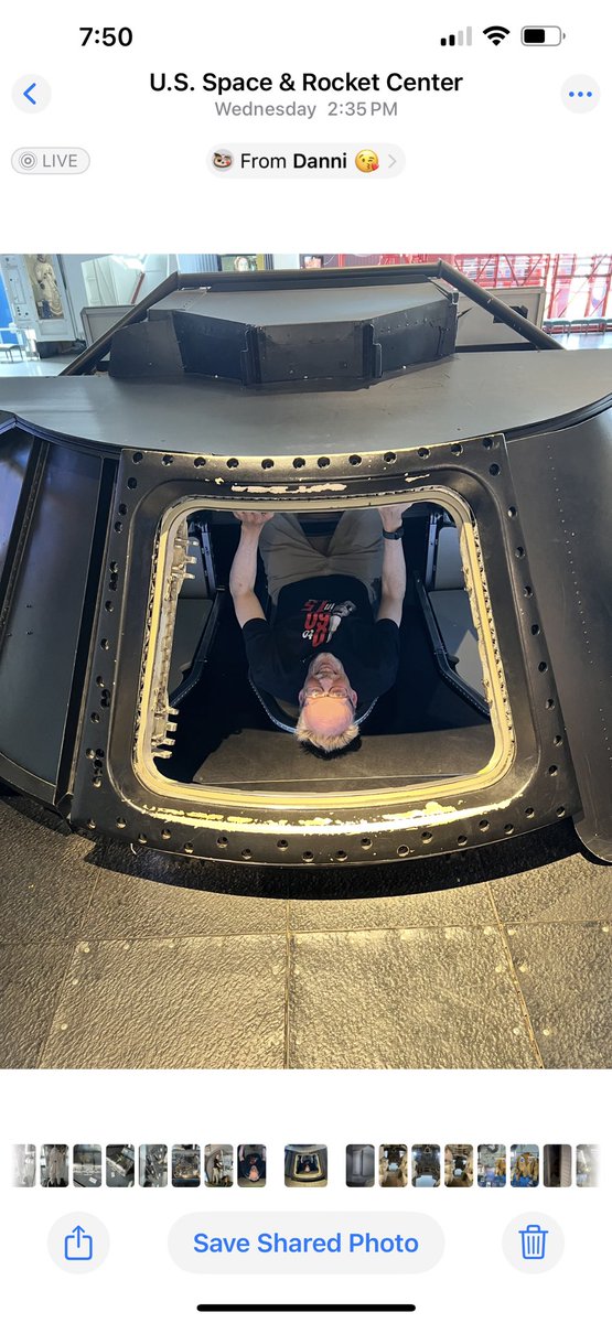 MarkBrayer's tweet image. On our trip to the US Space and Rocket Center, I was thrilled to find out that my 6 foot 8 inch body was able to fit inside the Apollo space capsule…